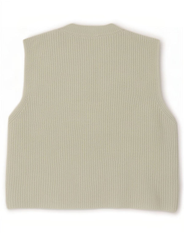Damski podkoszulek Zara Crop Vest UK 10 Small, zielony, bawełniany