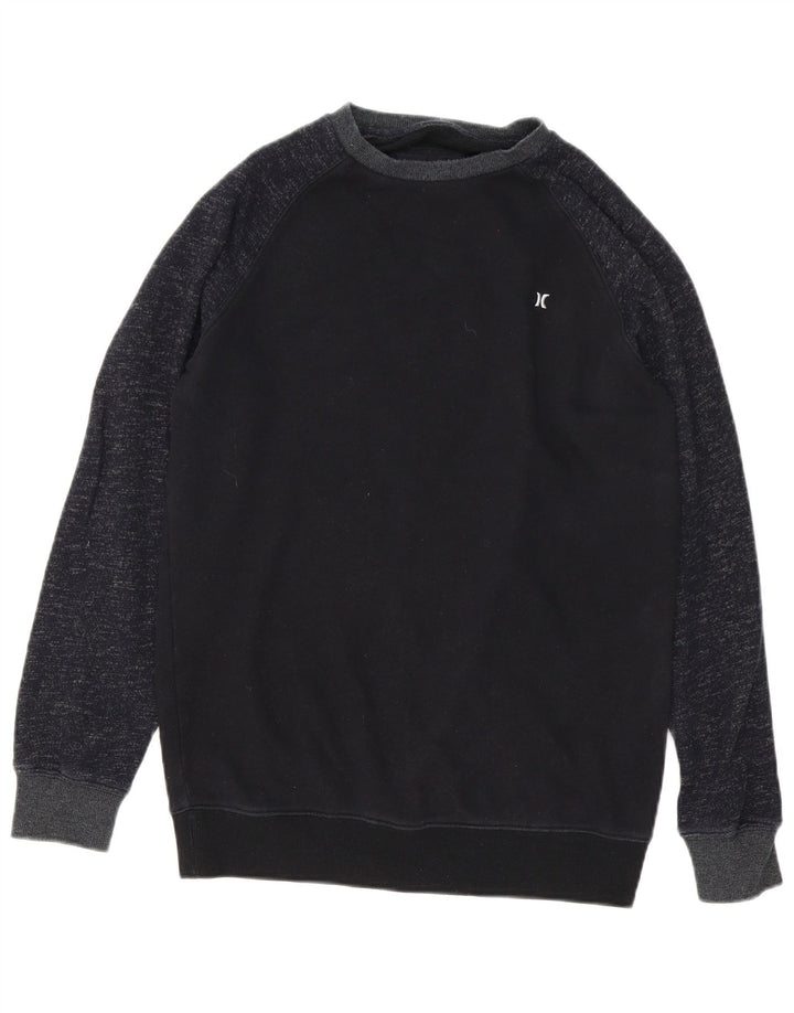 Męski sweter Hurley, mały, granatowy, bawełniany w cętki