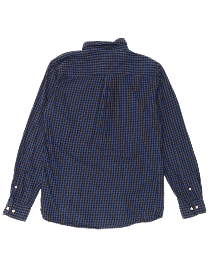 Koszula męska Jack & Jones, średnia, granatowa, bawełniana kratka