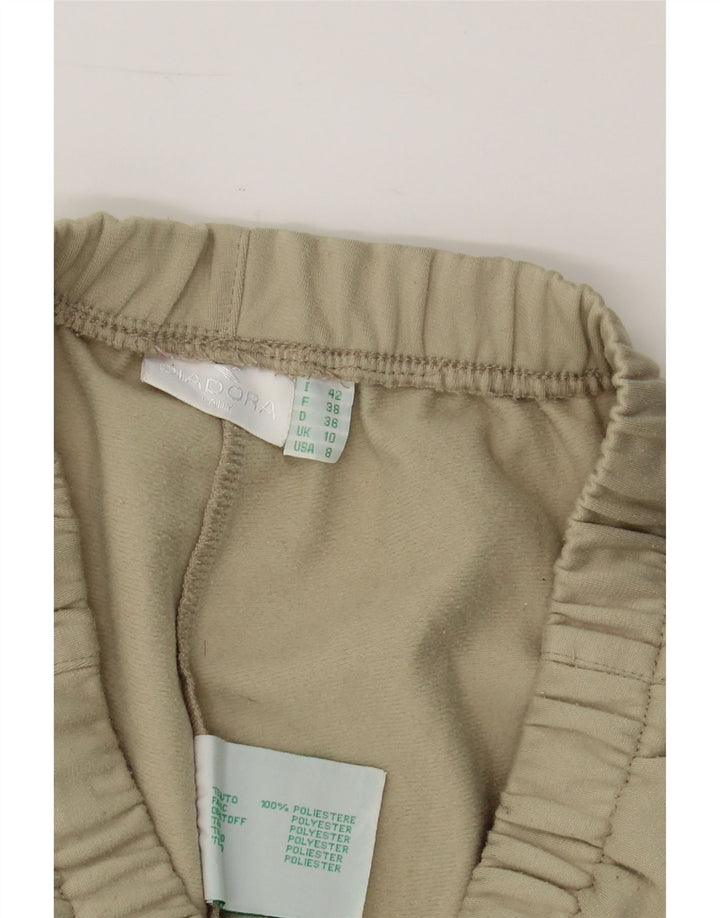 DIADORA Womens Tracksuit Trousers UK 10 Small  Beige Polyester Vintage Diadora and Second-Hand Diadora from Messina Hembry 