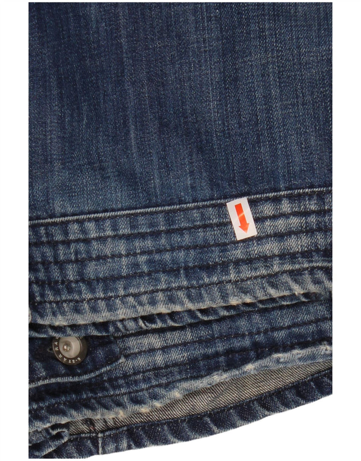 Męskie proste dżinsy cargo G-STAR W32 L32 Niebieska bawełna