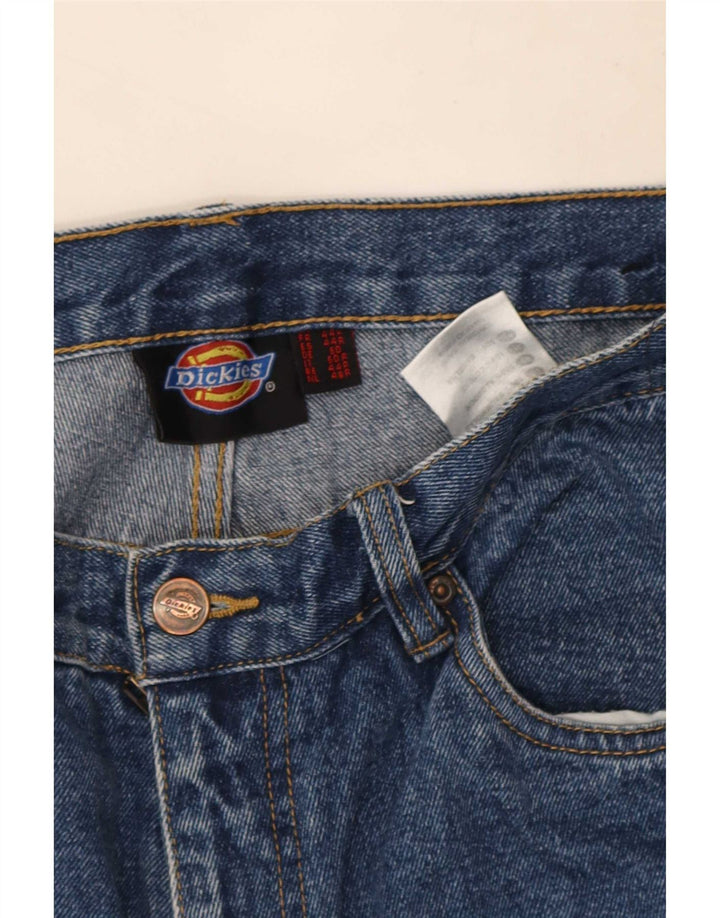 Męskie proste dżinsy Dickies W34 L30 Niebieskie bawełniane
