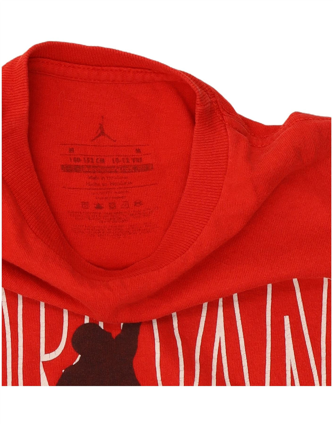 Chłopięcy T-shirt z grafiką Jordan, 10-11 lat, średni czerwony