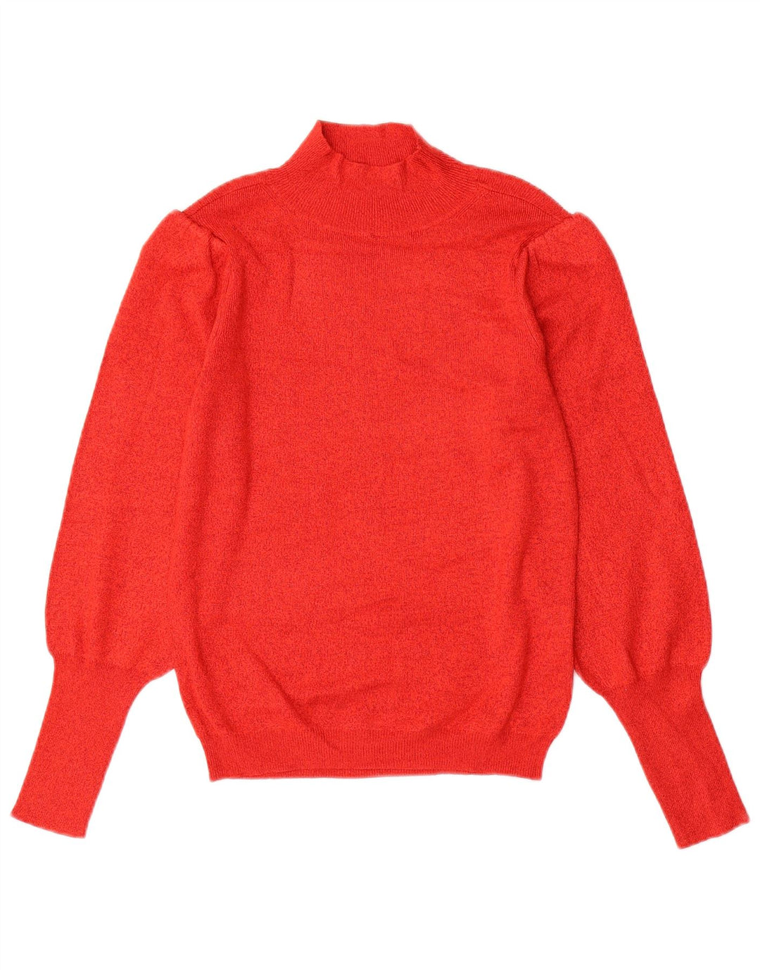 Marks & Spencer Damski sweter z golfem UK 8 Small Red Wiskoza