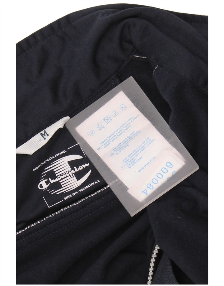 Kurtka męska dresowa CHAMPION, średni granatowy poliester