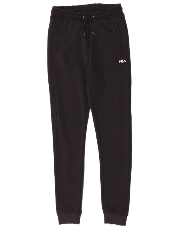 Damskie spodnie dresowe Fila Joggers UK 6 XS Czarna bawełna