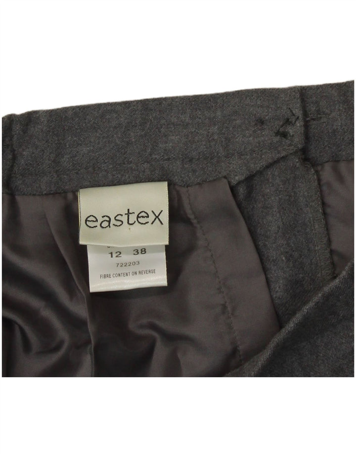 Damska spódnica ołówkowa Eastex UK 12 Medium W30 Szara wełna