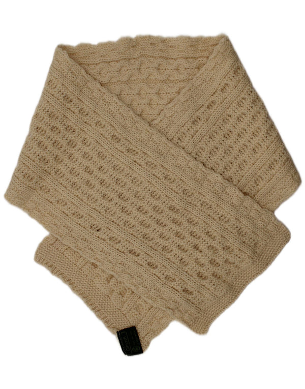 Glencroft damski szalik z dzianiny w kształcie prostokąta, jeden rozmiar, biała, nowa wełniana zima