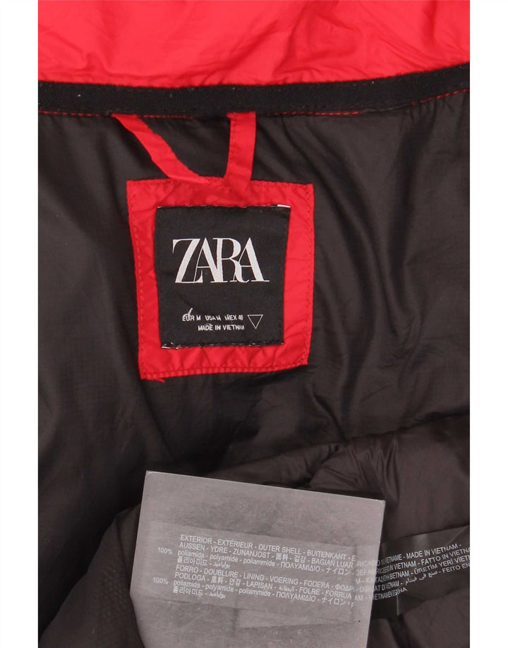 Męska ocieplana kurtka Zara UK 38, średni czerwony poliamid