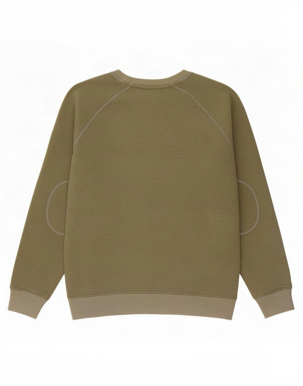 Adidas Męska bluza z kapturem, duża, khaki, nakrapiana bawełna