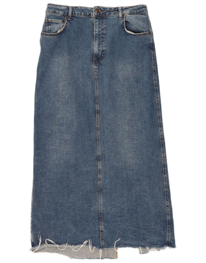 Spódnica dżinsowa damska Zara XL W32 niebieska
