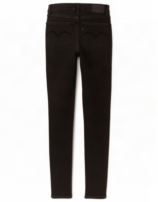 Levi's Womens 721 Skinny Jeans W25 L28 Czarna bawełna