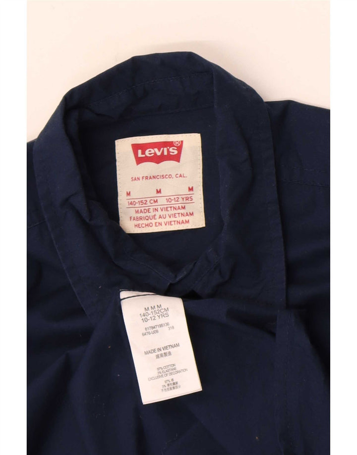 Koszula chłopięca Levi's 10-11 lat, średnia, granatowa, bawełniana