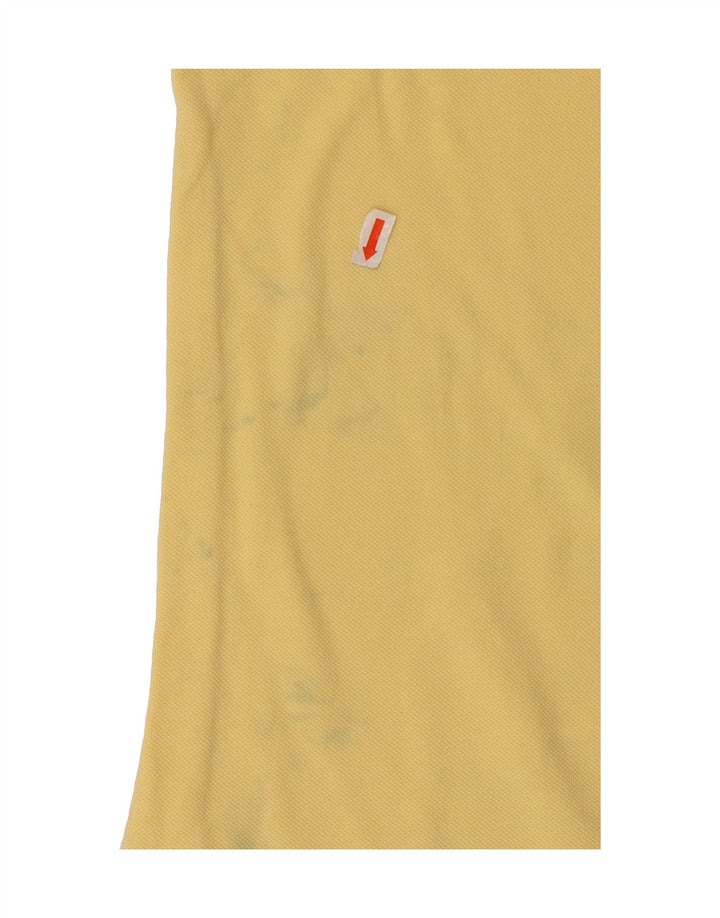 IZOD Mens Polo Shirt XL Yellow Cotton Vintage Izod and Second-Hand Izod from Messina Hembry 