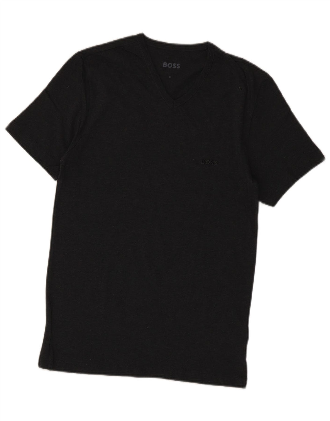 T-shirt męski Hugo Boss, mały, szary, bawełniany