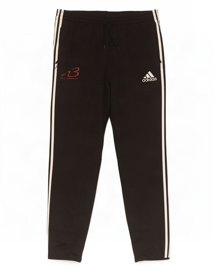 Męskie spodnie dresowe Adidas Climacool Graphic, duże, czarne, poliestrowe