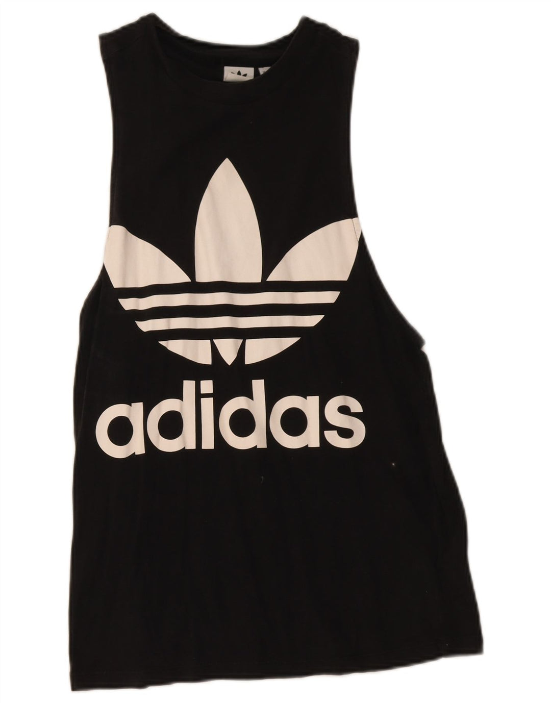 Damska kamizelka graficzna Adidas Top UK 12 Średnia czarna bawełna