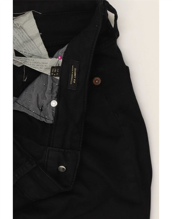 Damskie jeansy skinny Massimo Dutti EU 40 Medium W30 L29 Czarna bawełna