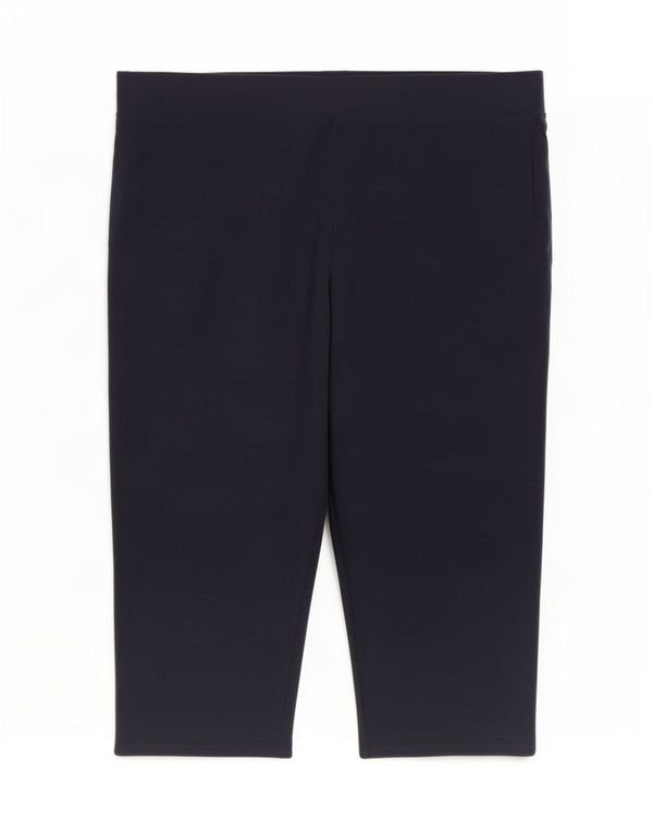 Marks & Spencer Damskie legginsy Capri UK 18 XL, granatowe, bawełniane