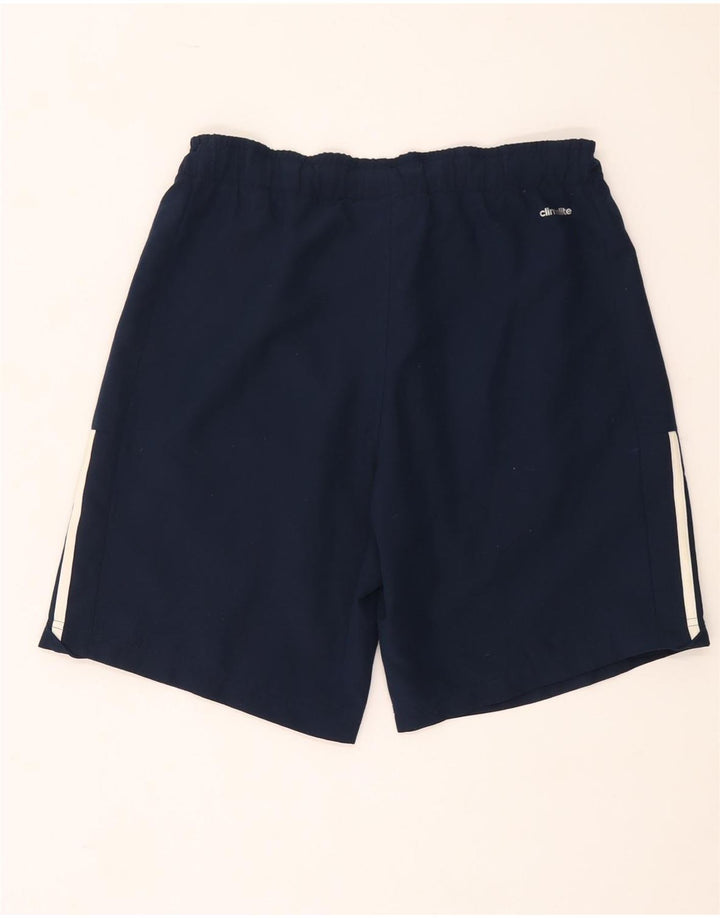 Męskie spodenki sportowe ADIDAS Climalite, małe, granatowe, z poliestru