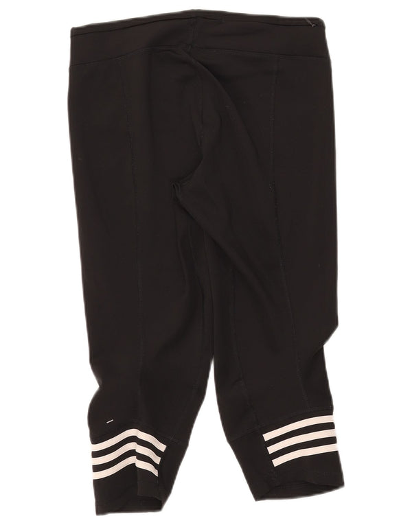 Damskie legginsy Adidas Climalite Capri UK 12/14 Średni czarny poliester