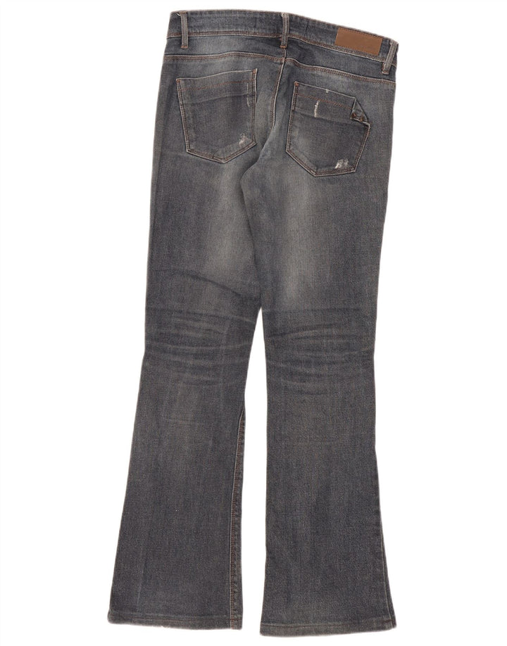 Damskie jeansy rozkloszowane Zara EU 38 Small W28 L31 Granatowe
