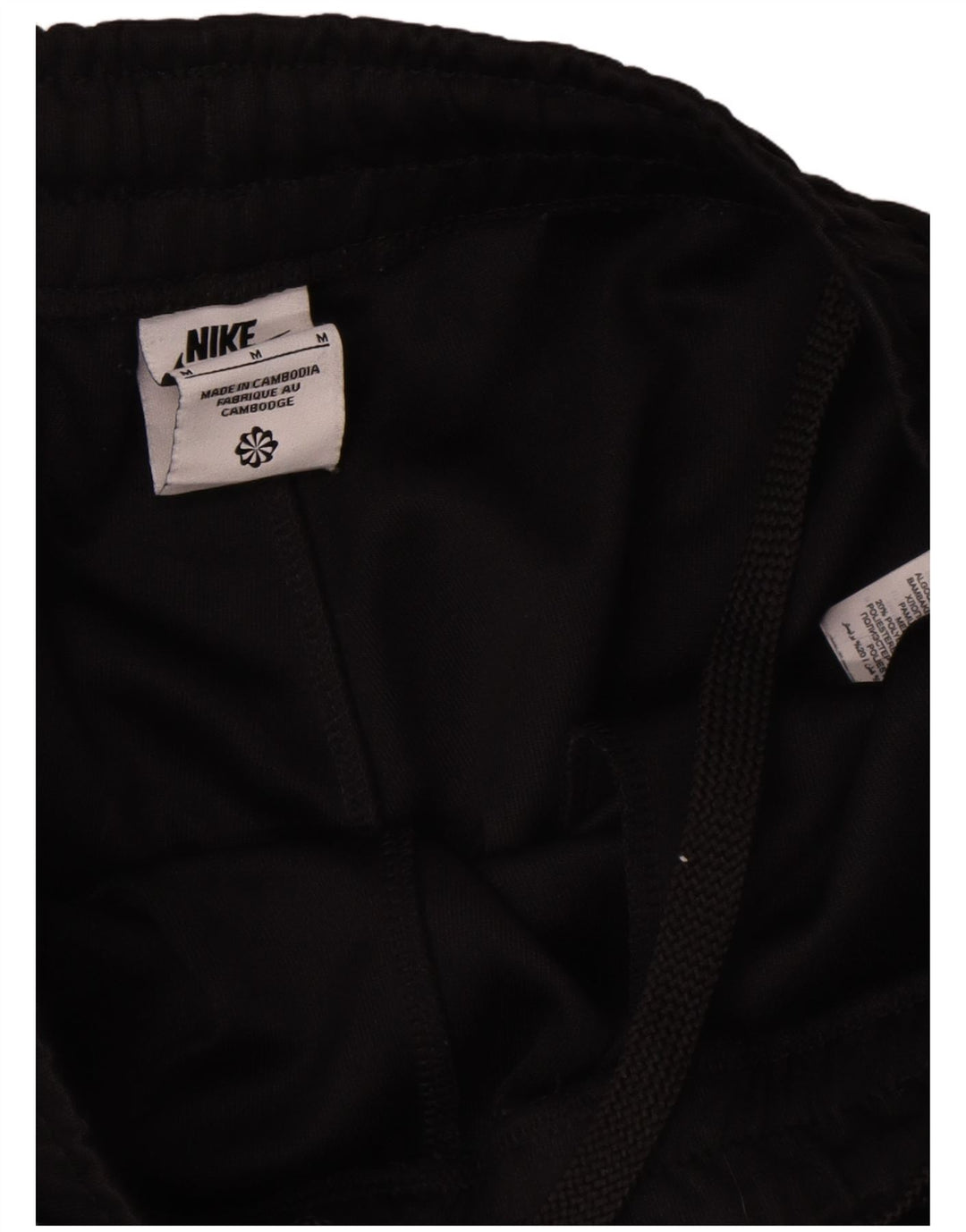 Męskie spodnie dresowe Nike Graphic Cargo Joggers, średnia czarna bawełna