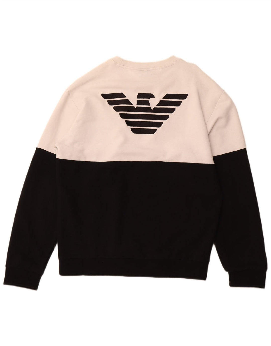 Damska bluza z grafiką EMPORIO ARMANI UK 18 XL w kolorze czarnym