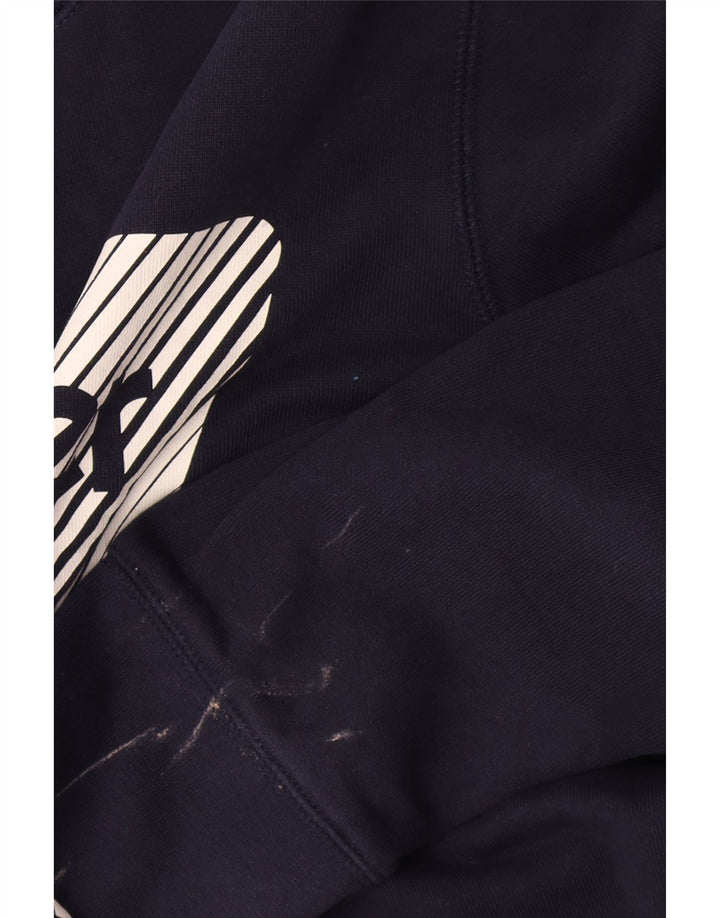 Męska bluza z grafiką Wrangler, średnia, granatowa, bawełniana