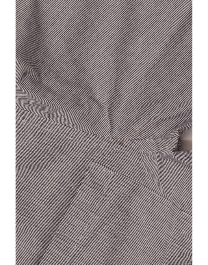 Koszula męska JAEGER XS, bawełniana, granatowa w prążki