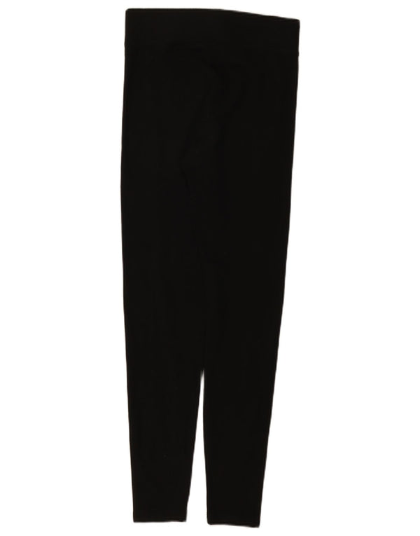 Marks & Spencer Womens Leggings UK 8 Small Black Polyester