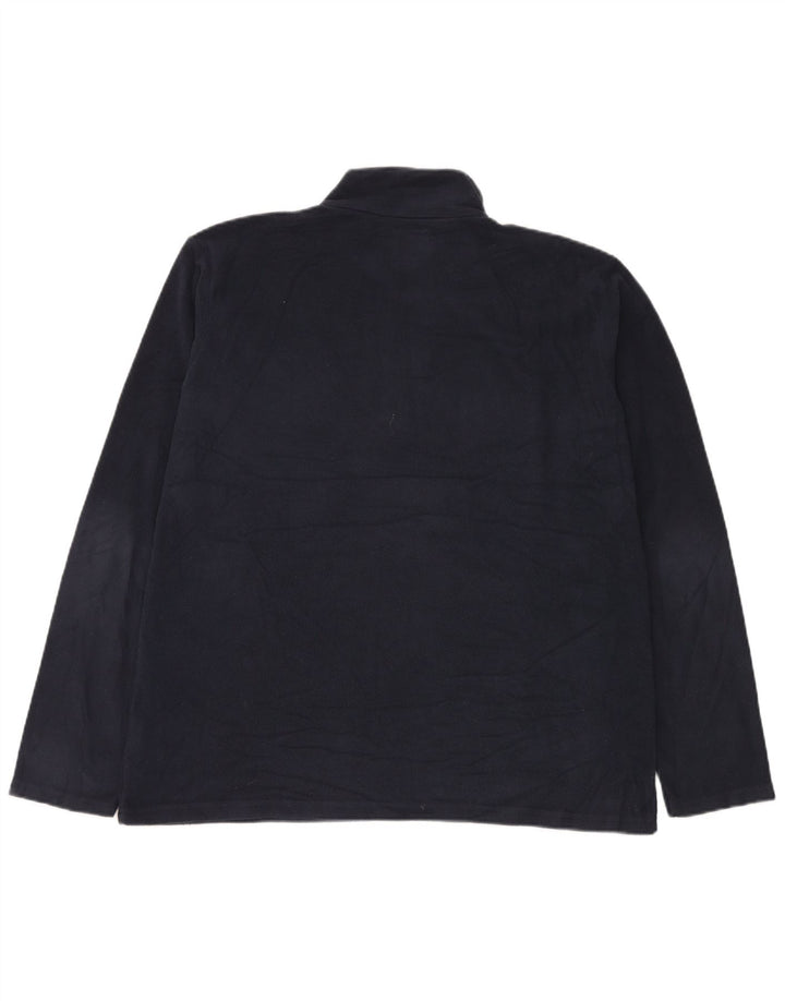 Męski sweter polarowy Mountain Warehouse z zamkiem błyskawicznym, duży, granatowy, poliester