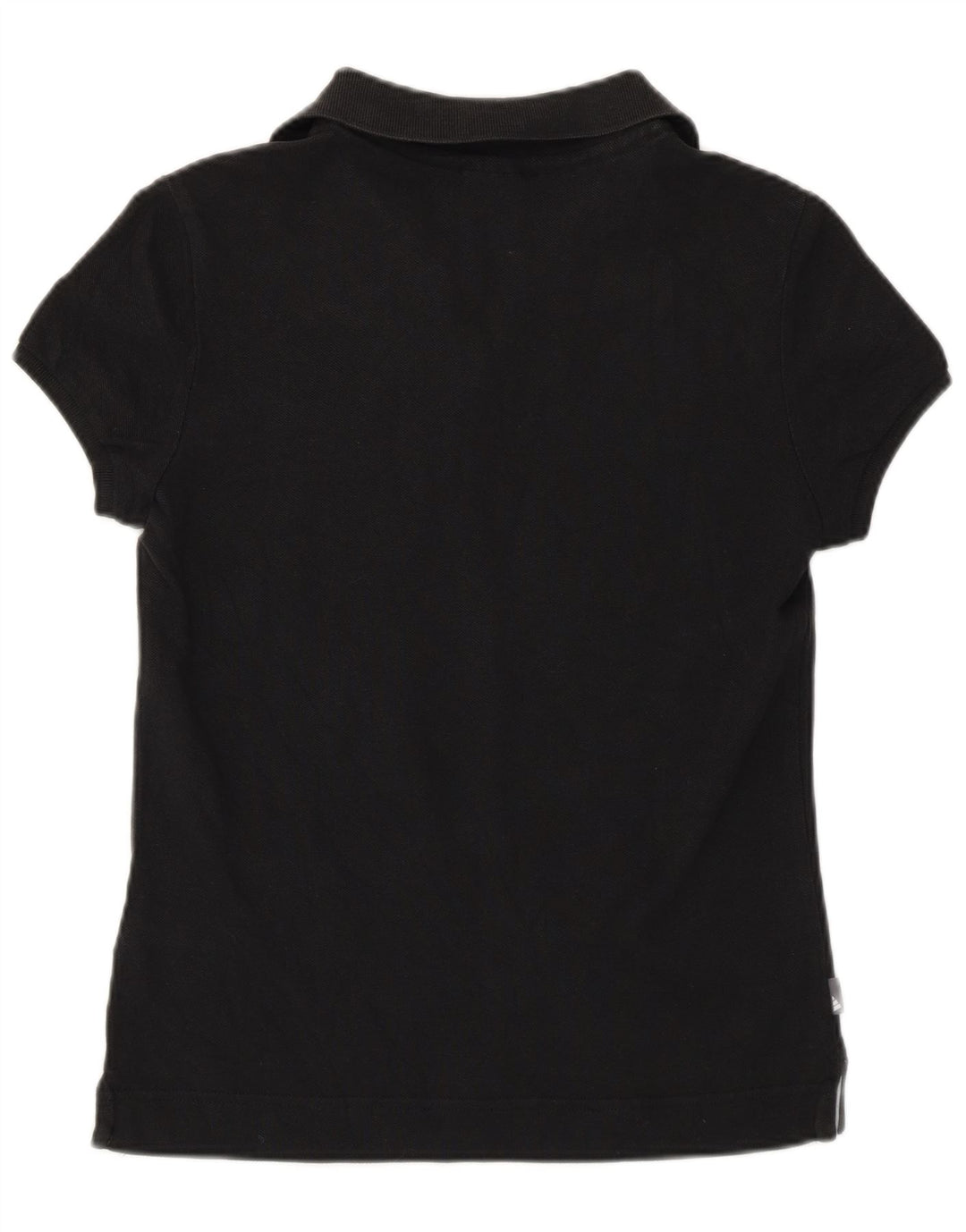 Damska koszulka polo Adidas UK 12, średnia czarna bawełna