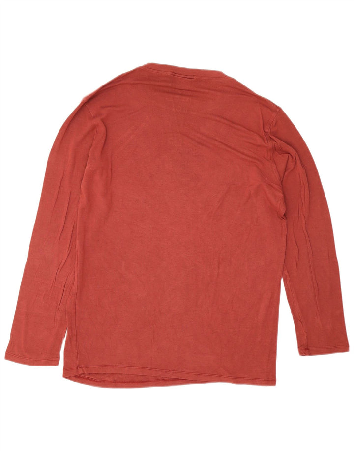 Męski top z długim rękawem Trussardi Jeans, duży, w kolorze czerwonej wiskozy