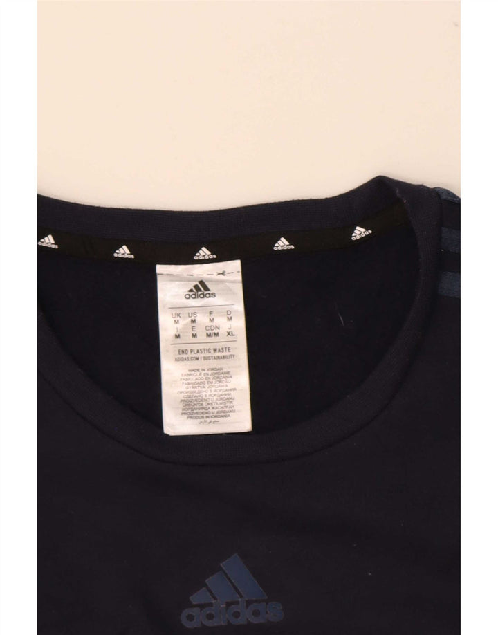 Adidas Męska bluza sweterkowa, średni granatowy poliester
