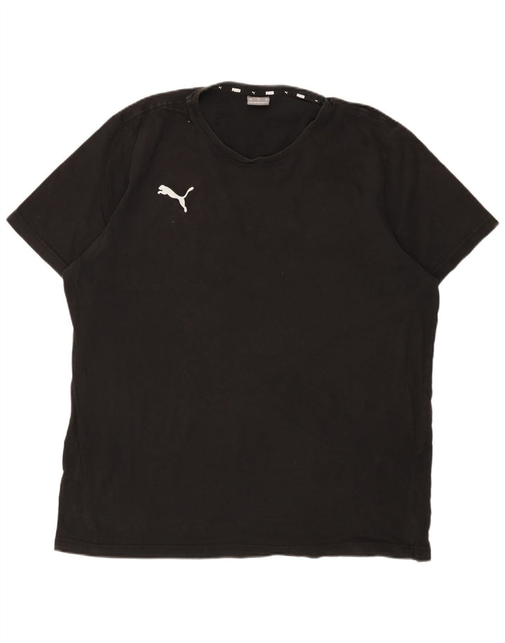 Męska koszulka Puma Top 2XL Czarna bawełniana