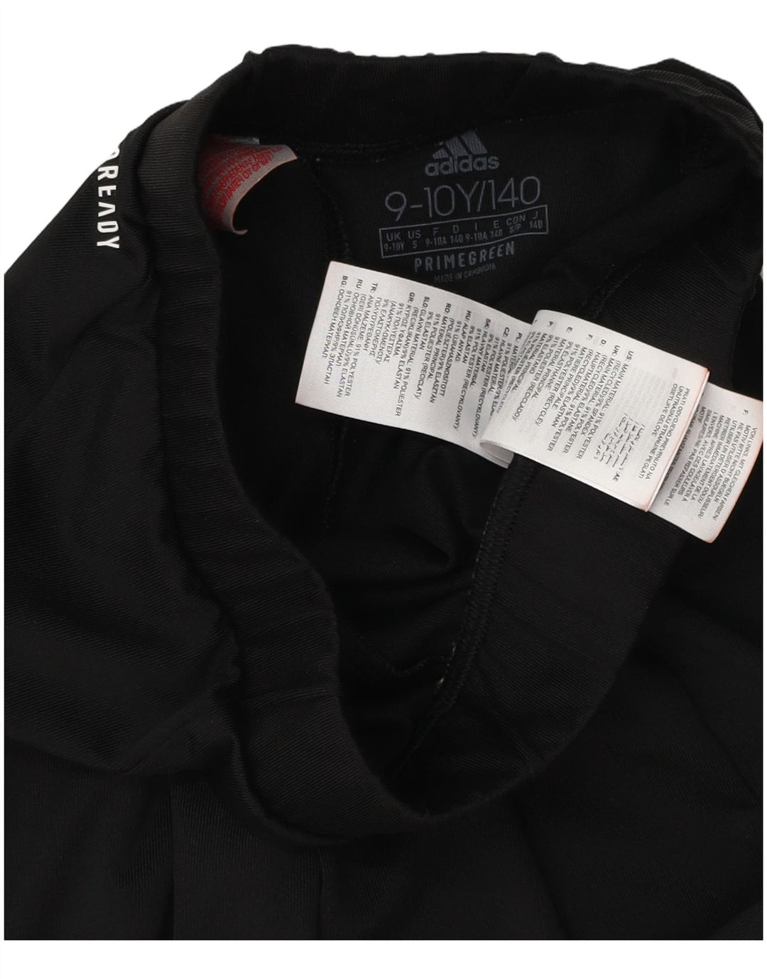 Dziewczęce legginsy ADIDAS Aeroready Graphic 9-10 lat, czarny poliester