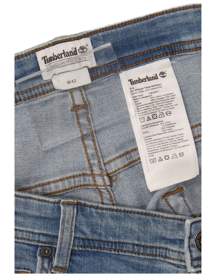 Męskie spodenki jeansowe TIMBERLAND W42 2XL niebieska bawełna
