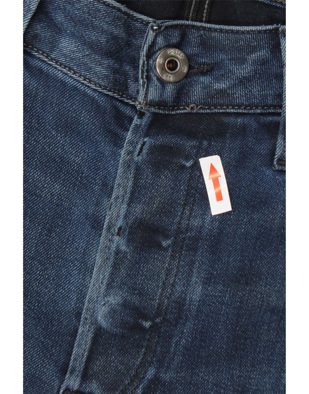 G-Star Raw Męskie dżinsy 3301 Slim W32 L34 Niebieska bawełna