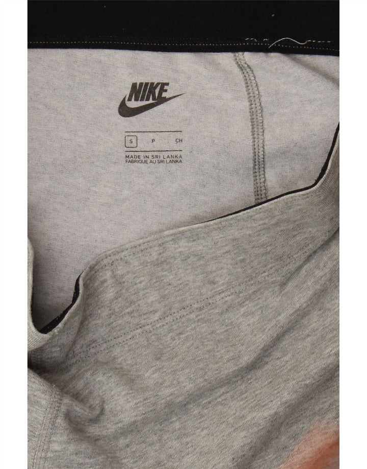 Damskie legginsy Nike Graphic UK 8, małe, szare