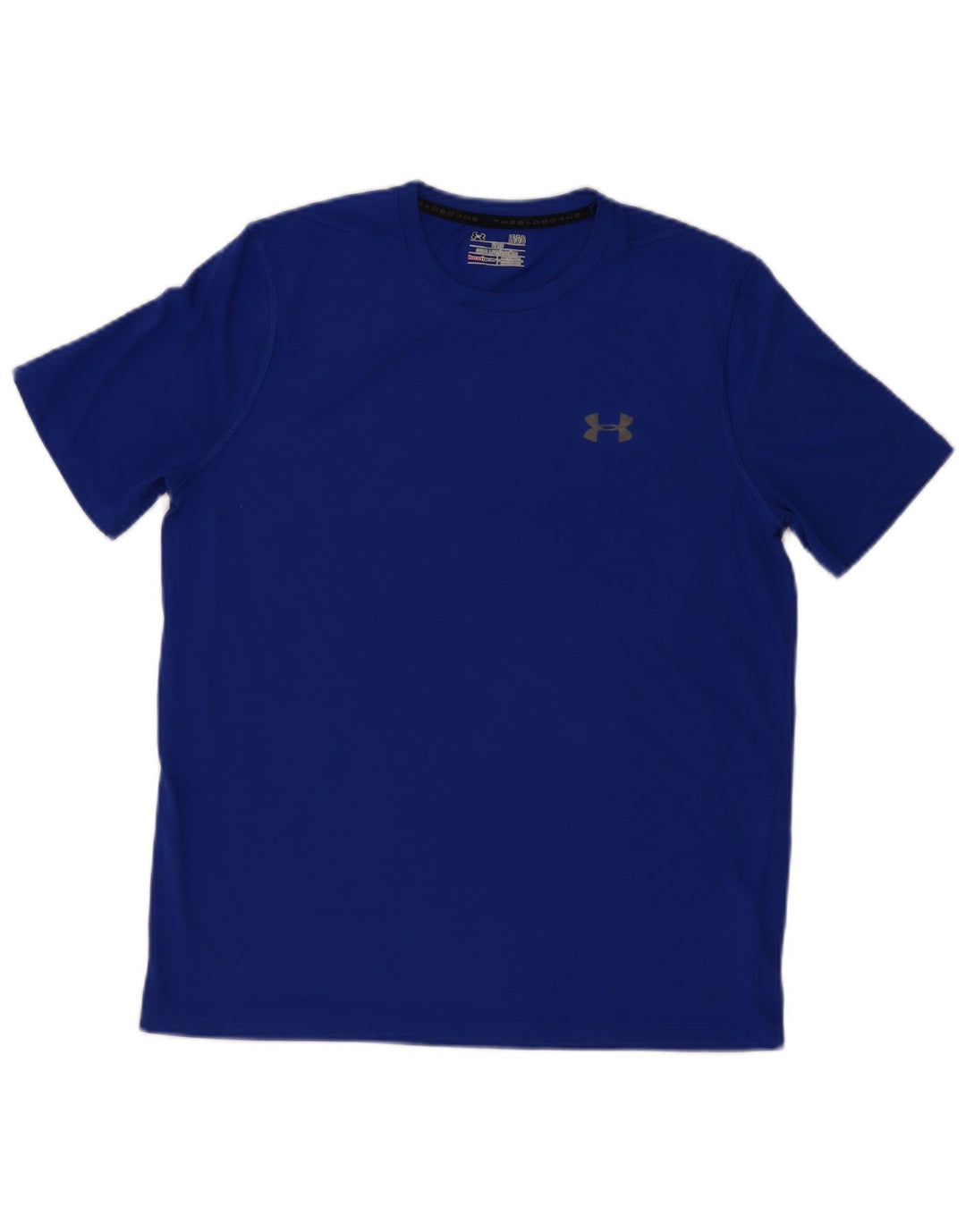 Męski t-shirt Under Armour Heat Gear, duży, niebieski, poliestrowy