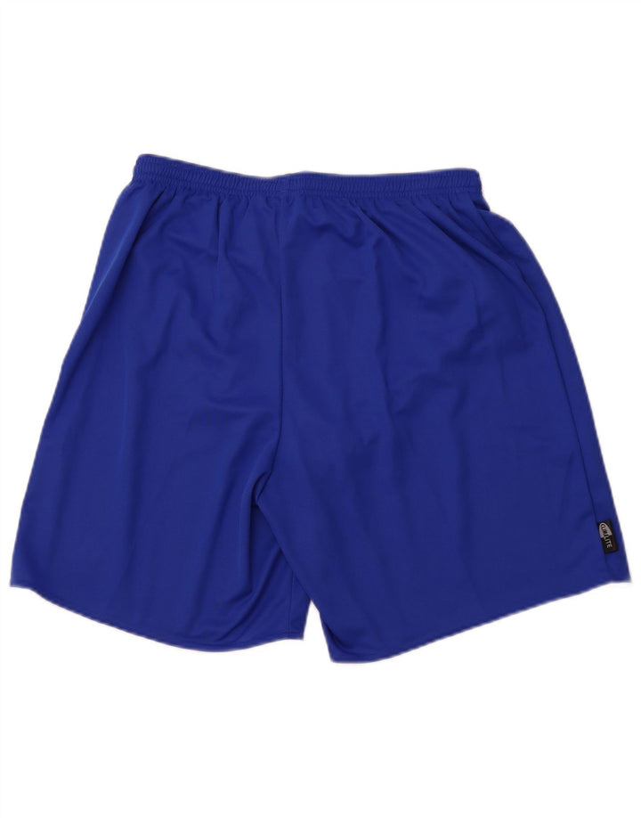 Męskie spodenki sportowe ADIDAS Climalite, duże, niebieskie, z poliestru