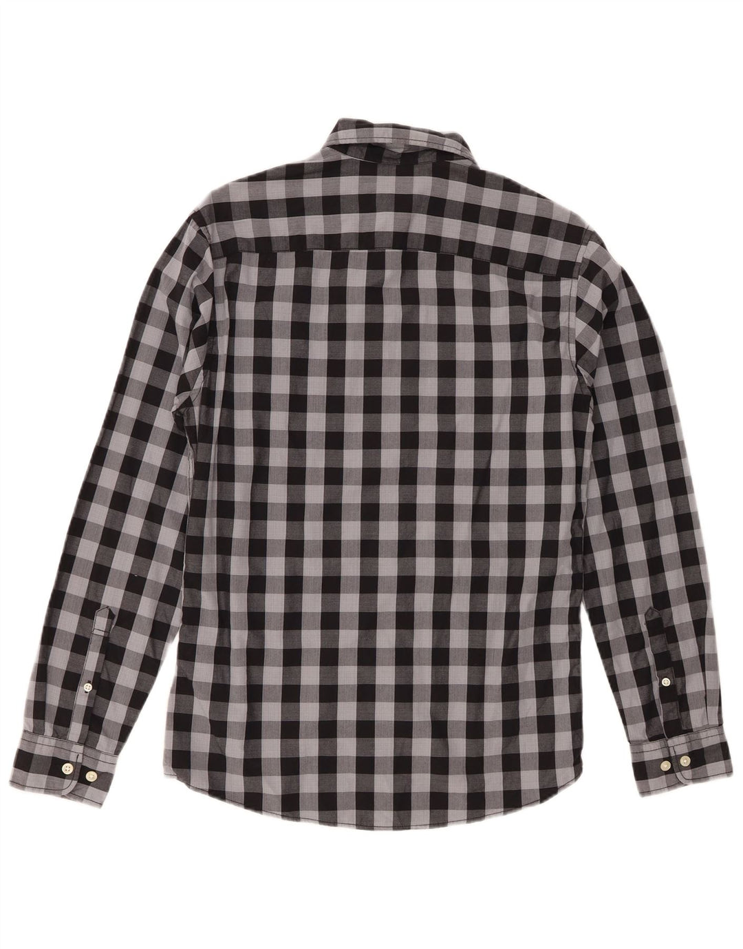 Koszula męska Jack & Jones XS, szara bawełniana kratka