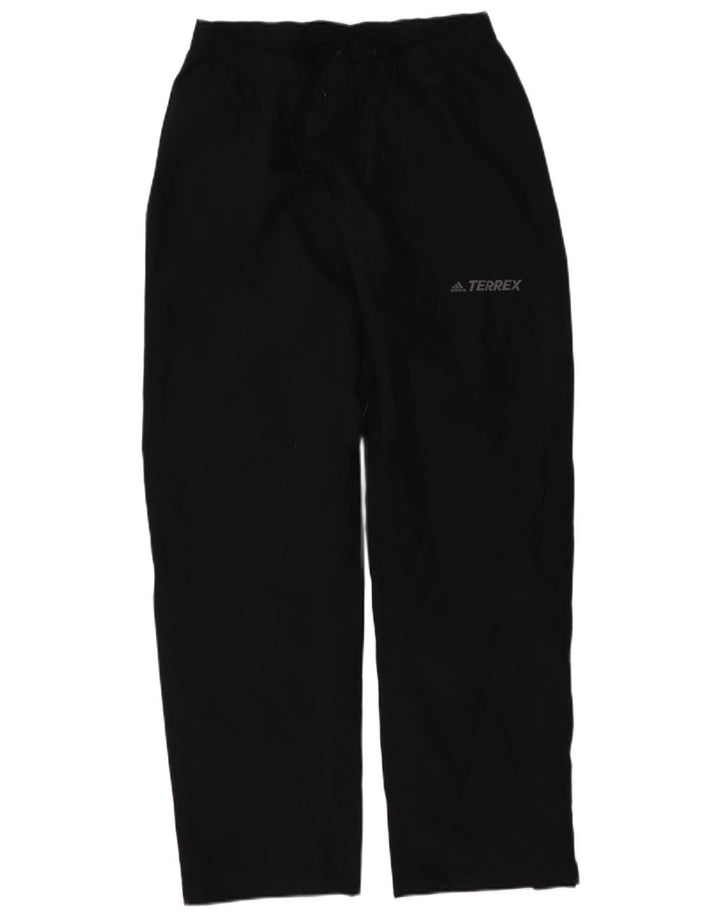 Wodoodporne spodnie damskie Adidas Terrex UK 12, średni czarny poliester
