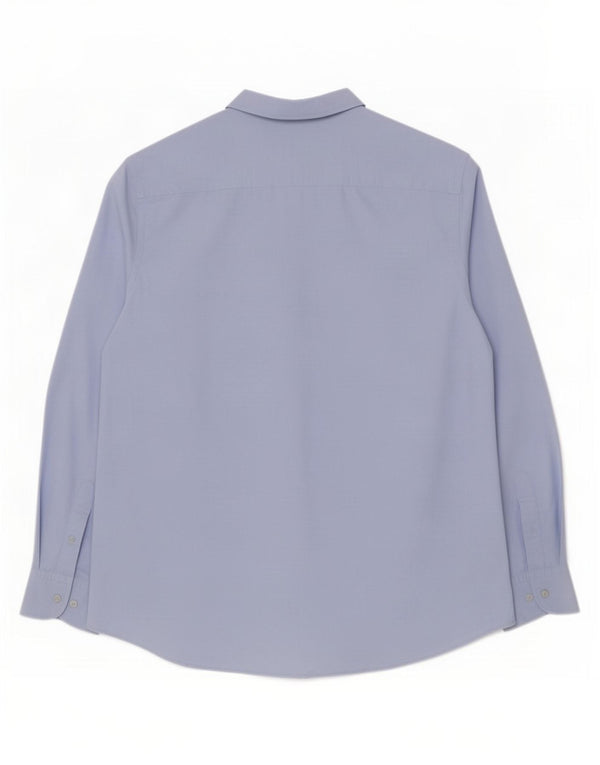 Koszula męska Massimo Dutti XL, niebieska, bawełniana