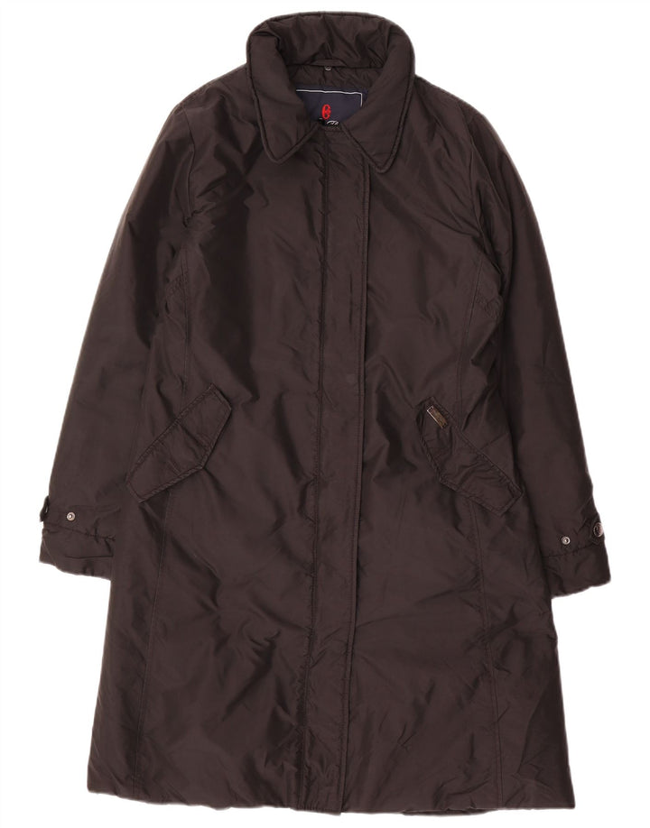 Conte of Florence Damski płaszcz IT 42 Średni czarny nylon