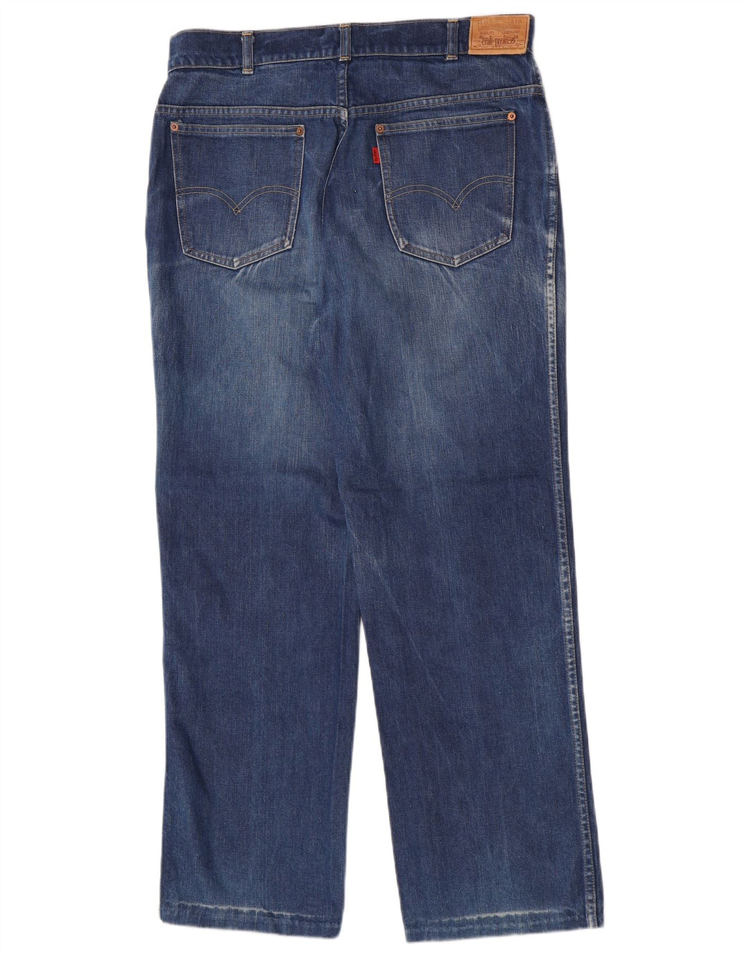 Męskie proste dżinsy Levi's W36 L30 Niebieskie bawełniane