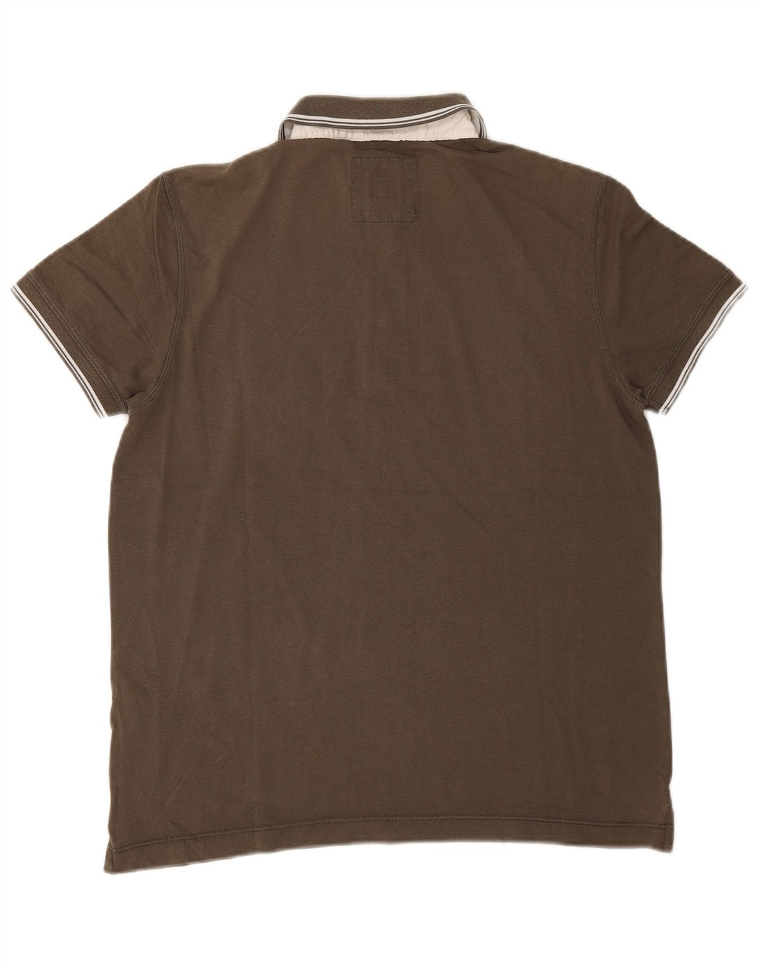 Męska koszulka polo Hugo Boss o regularnym kroju, mała, bawełniana w kolorze khaki