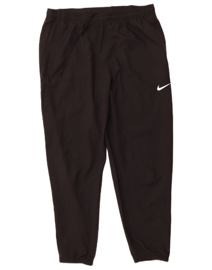 Damskie spodnie dresowe NIKE Dri Fit Joggers UK 14, duży czarny poliester