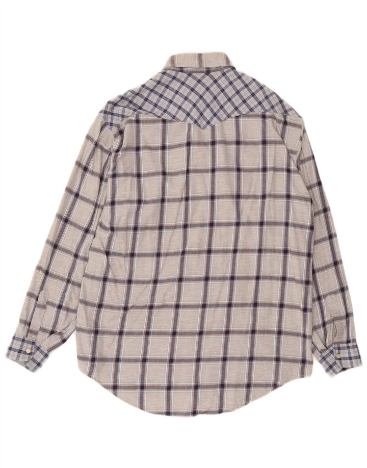 Koszula męska Levi's, duża, szara, bawełniana w kratę